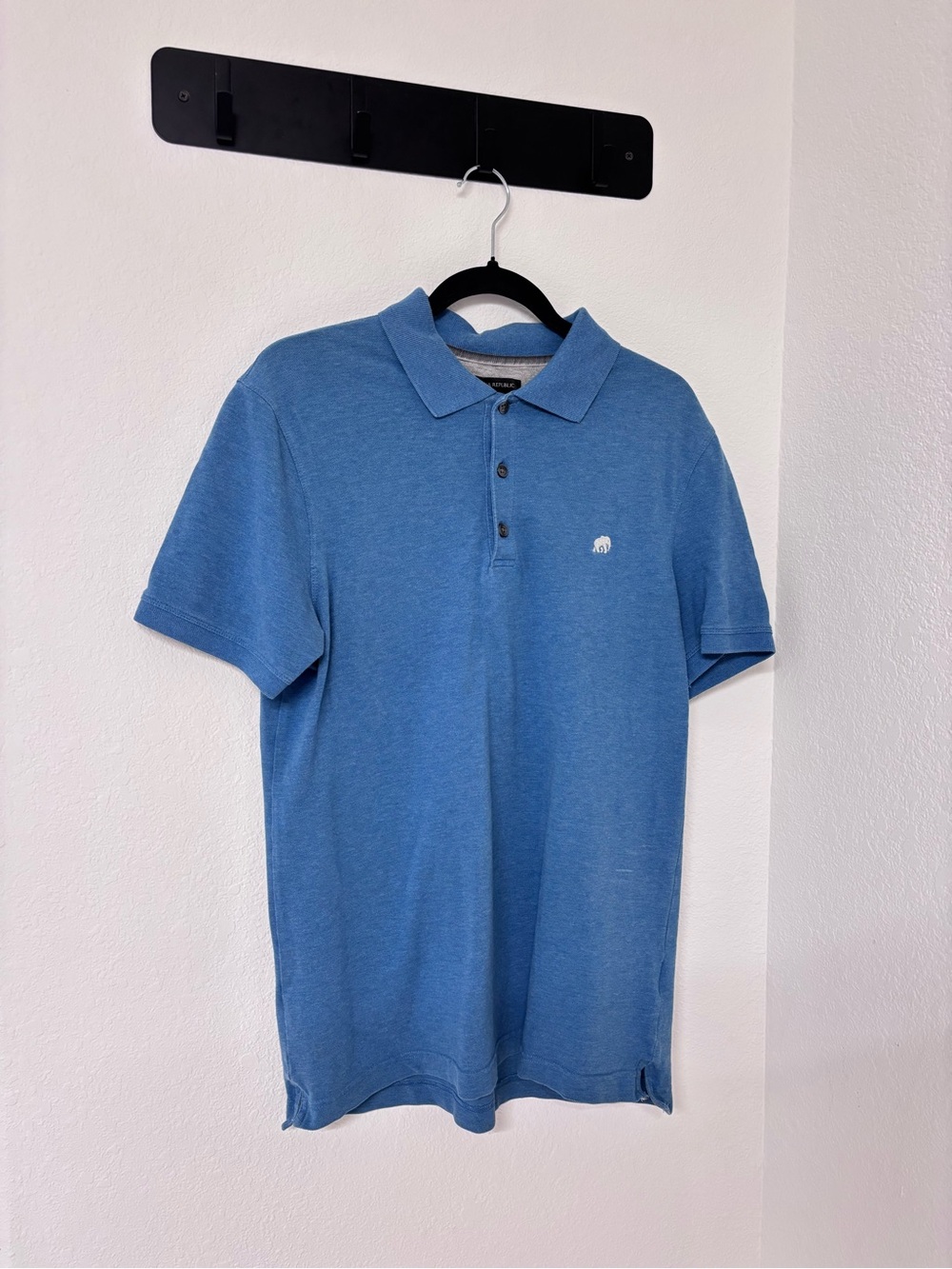 Banana Republic Classic Blue Men's Polo Shirt